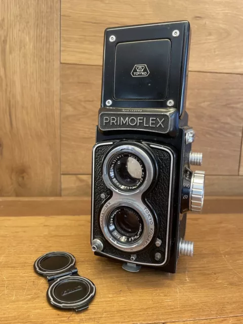 Super Rare : Near Mint Tokyo Kogaku Primoflex Automat Tlr Appareil Photo Topcor