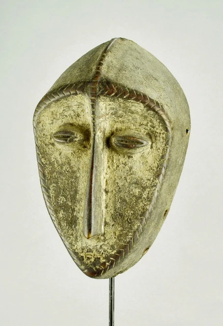 Superb LEGA idimu Wood Mask Cult of the Bwami Congo DRC African Tribal Art 1123