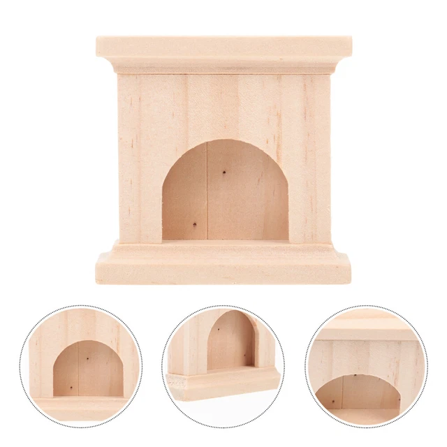 Modelo de chimenea hágalo usted mismo accesorios de pintura artesanal decoración del hogar adornos niños