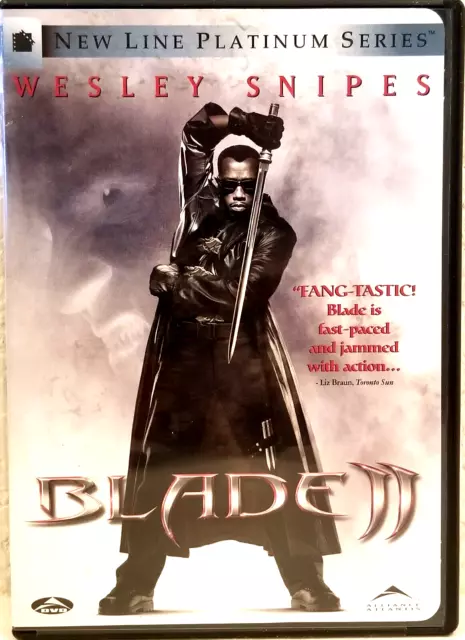 Blade II DVD 2002 2 Disc Widescreen Wesley Snipes DVD ROM