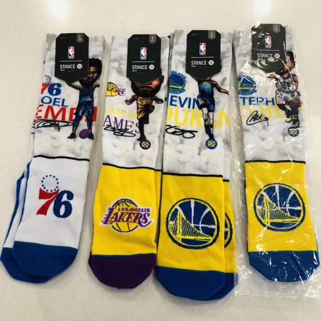 Men's Limited Stance Socks NBA serial bighead 1pair/pack,size L 9-12