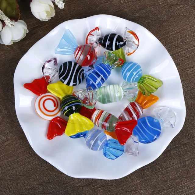 1/5/10Pcs Vintage glass sweets wedding party candy Christmas decoration gi st^.^
