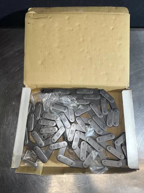 NOS Surplus Tsubaki C-2060H Riveted Roller Conveyor Chain 10 feet 3.048m NOS Surplus Tsubaki C-2060H Riveted Roller Conveyor Chain 10 feet 3.048m