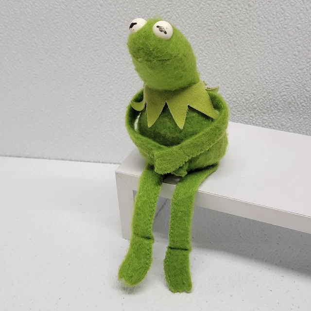 Vintage 1979 Sad Kermit The Frog Muppet Bean Bag Plush Fisher Price Toy 864 