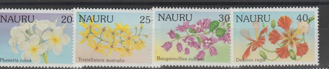Nauru 1986 Flora Blumen 4 Val MNH MF99822