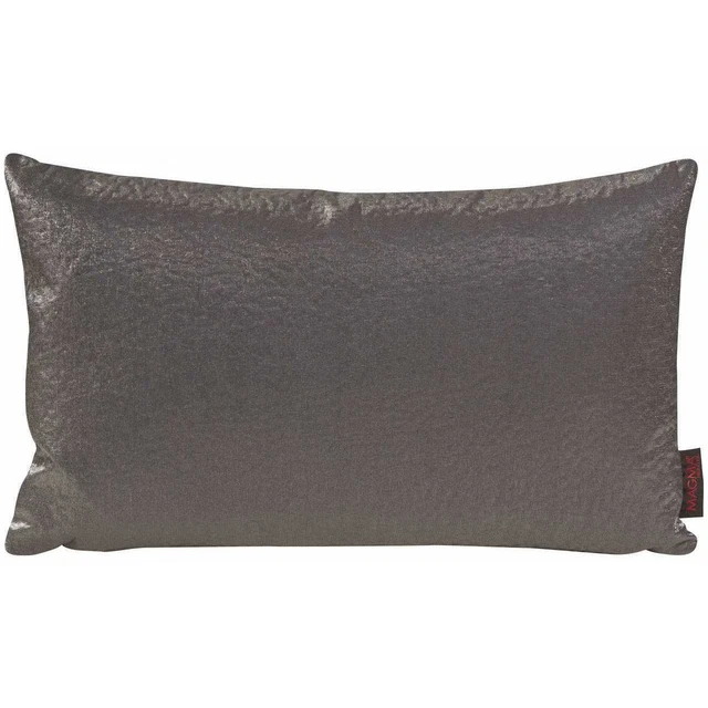 Magma Kissenhülle Kissenbezug Zierkissenhülle 30x50 Uni glänzend Glow Anthrazit