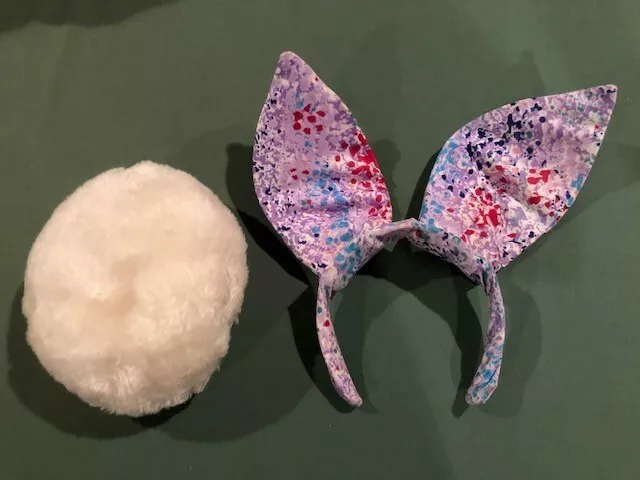 Croupier Playboy Bunny costume ears and tail from London Playboy Club