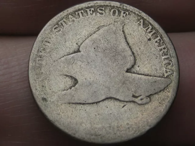 1858 Flying Eagle Penny Cent- Large Letters, Good Details