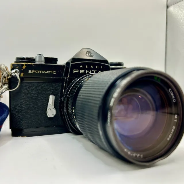 Pentax Spotmatic 35mm SLR Film Camera  100 mm lens From Japan