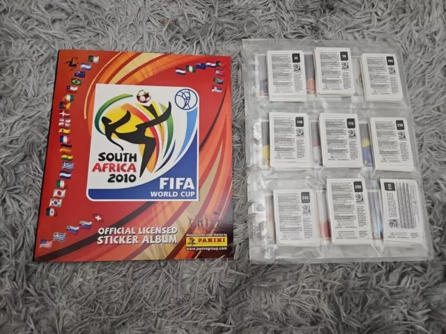 Panini WM Südafrika 2010 Fußball Aufkleber Set & Album 100% komplett