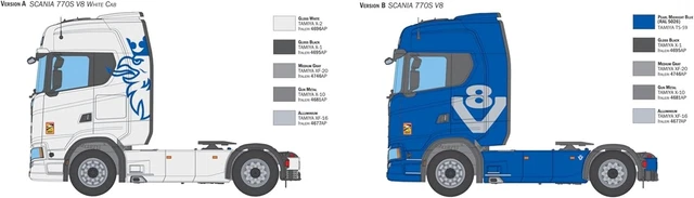 Bouwmodell Scania 770 4x2 lage cabine 1/24
