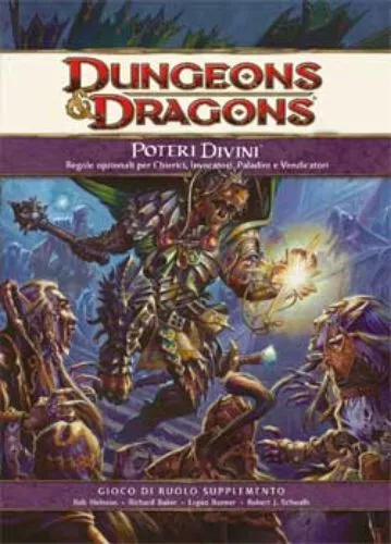 D&D Dungeons & Dragons 4ª Ediz. Poteri Divini Chierici Invocatori Paladini NUOVO