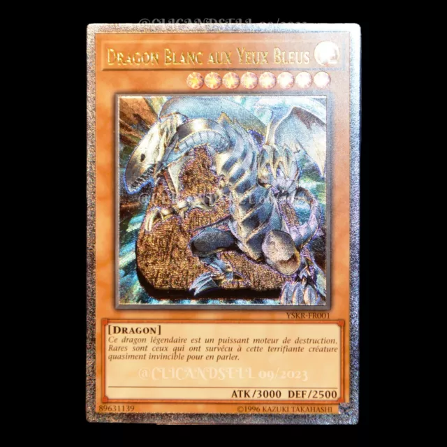 carte YU-GI-OH YSKR-FR001-UL Dragon Blanc Aux Yeux Bleus NEUF FR