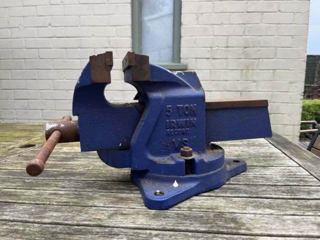 Irwin Record Vs 5 Tonne Vice Used - Free Delivery