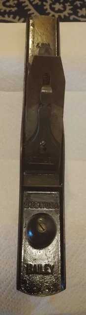 Vintage STANLEY BAILEY No. 7 Jointer Plane Corrugated Bottom Made in USA