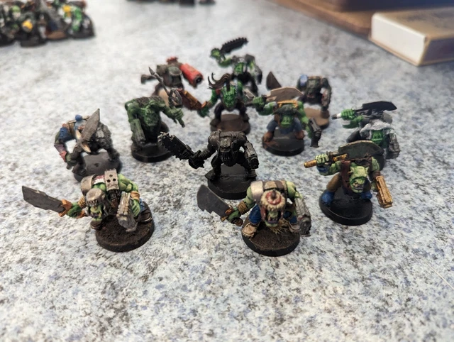 Games Workshop Warhammer 40k Ork Boyz 12 - assault on black reach Games Workshop Warhammer 40k Ork Boyz 12 - assault on black reach