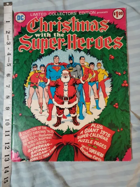 Christmas with the Super-Heroes C-34 DC 1975 Limited Collectors Edition Comic
