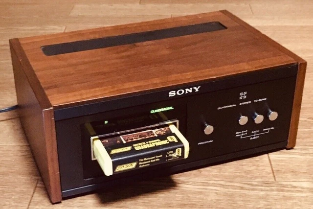 Magnétophone Sony TC-228 8 pistes cassette stéréo avec étui