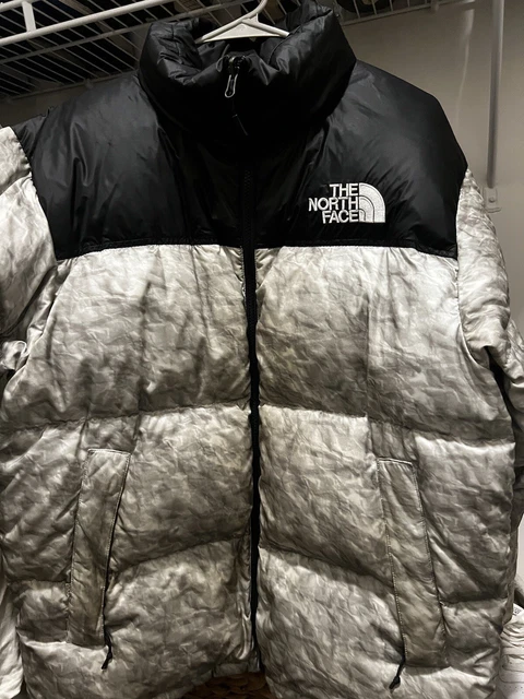 SUPREME THE NORTH Face Paper Print Nuptse Jacket $875.00 - PicClick