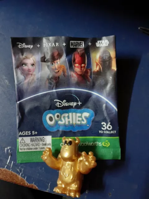 Woolworths Pixar ooshies 2020  🎁 GOLDEN SULLEY 🎁