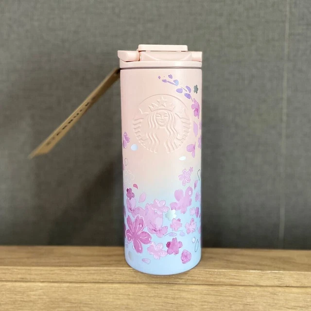 STARBUCKS TUMBLER STAINLESS Steel Sakura Cherry Blossom 2024 Gradient
