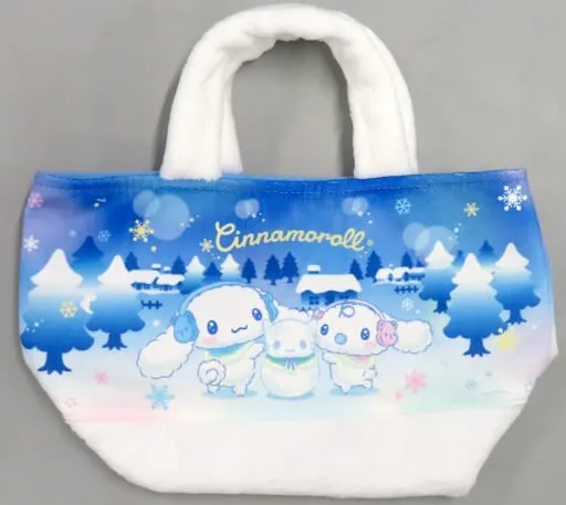 Cinnamoroll Milk Baby  lunch tote bag new　Mini bag kuji blue