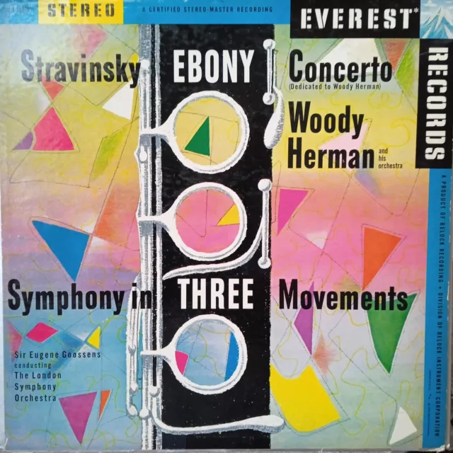 Everest Sdbr 3009 Silverback Stravinsky Ebony Ct Symphony In 3 Herman Goossens*