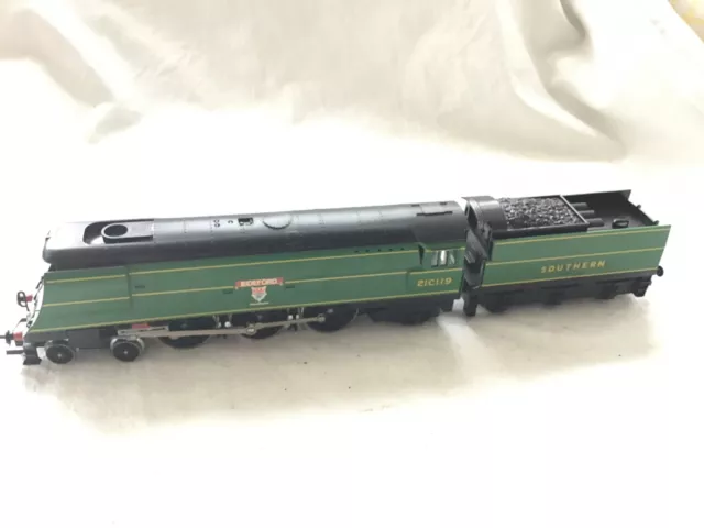 Hornby Oo Gauge West Country Class Bideford 21C119 Locomotive - Unboxed