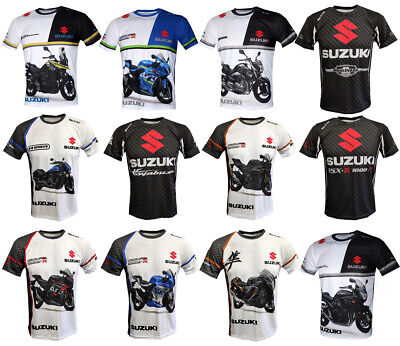 Suzuki Motorcycles T-shirt Biker Rider Adventure Boulevard gsx Hayabusa m109r