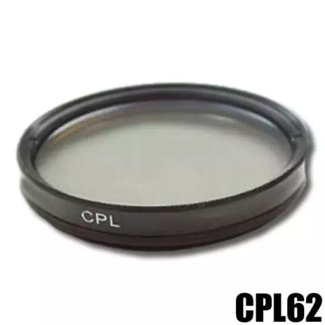 (TG. 62 mm) Filtro Polarizzatore Circolare Originale DynaSun CPL 62 mm C-PL 62mm