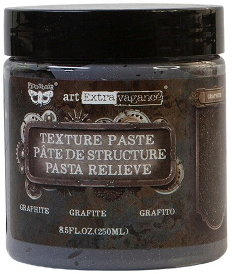 Pasta de textura Finnabair Art Extravagance 8,5 oz-grafito -AETP-96149