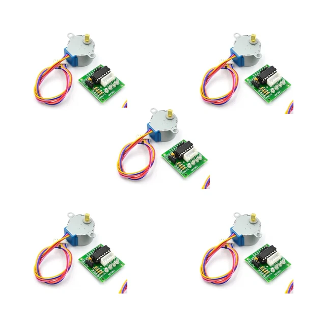 Motore Passo-Passo 24BYJ48 12V DC - Ricambio Per Condizionatore Haier Leader, Ventola Riduttore