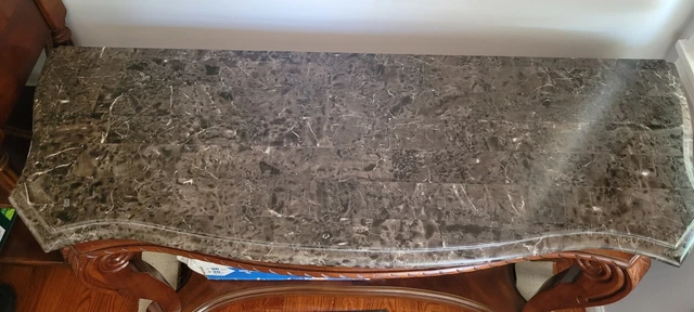 Corner Marble top TV or sound system stand with under shelf Corner Marble top TV or sound system stand with under shelf