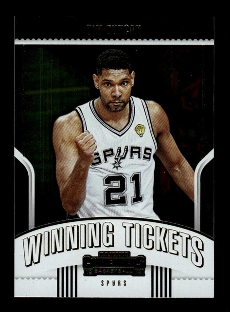 Tim Duncan 2018-19 Panini Contenders Winning Tickets #22 Hof Nm-Mt+ Or Better