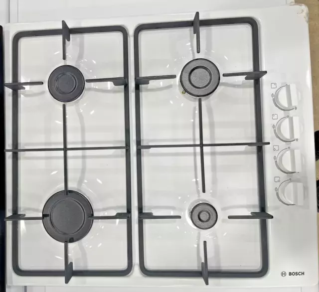 BOSCH Series 2 PBP6B2B60 58 cm Gas Hob - White