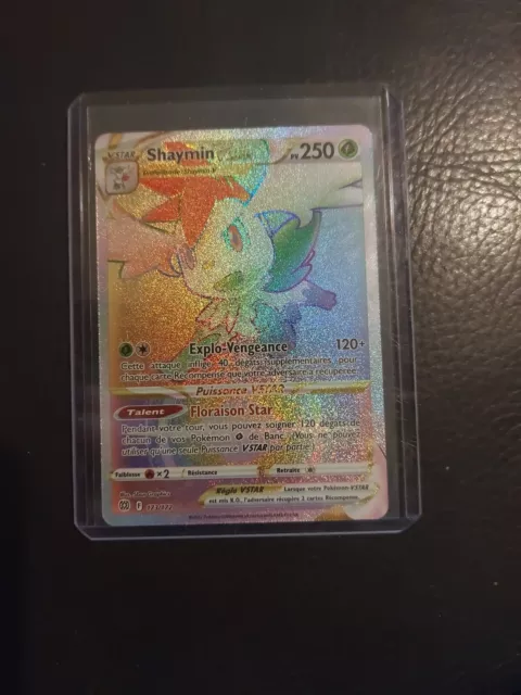 Carte Pokémon Shaymin Vstar Rainbow 173/172 EB9 Stars Étincelantes FR neuve