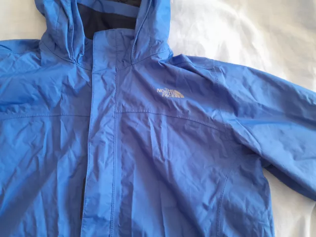 giubbino uomo ragazzo impermeabile the north face blu intenso
