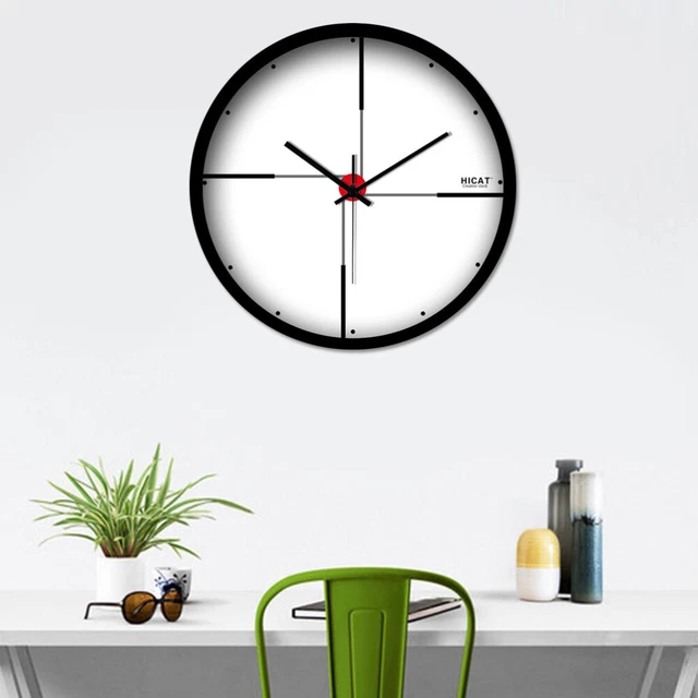Horloge murale créative grande horloge murale muette horloge de salon moderne 11