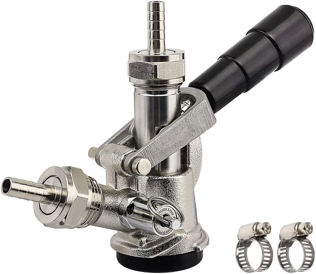 Jansamn Kegerator D Tap with Stainless Steel Probe, Keg Coupler D System