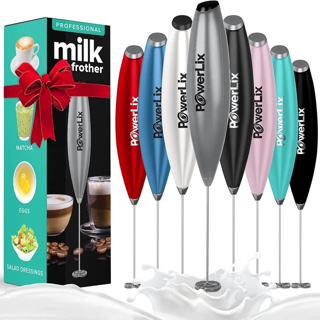 Powerlix POWERLIX MILK FROTHER Handheld Battery Operated Electric Foam Maker for ...
