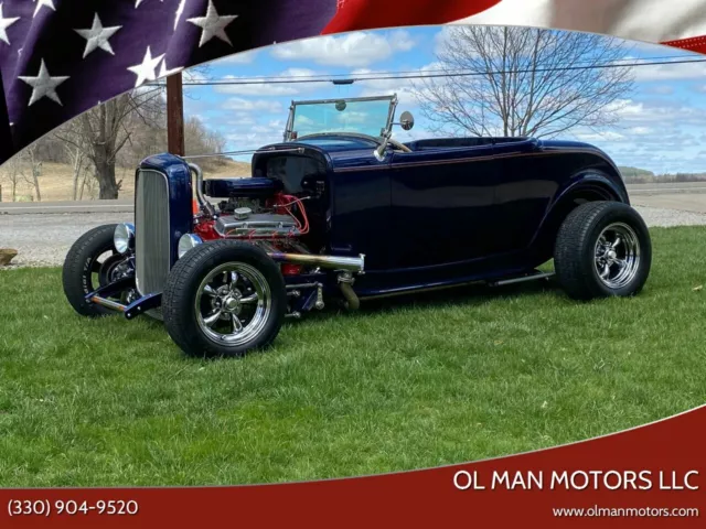 1932 Ford HIGH BOY ROADSTER Highboy Street Rod Classic Car Hot Rod
