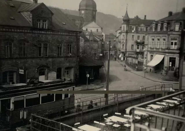 Bad Schandau mit Strassenbahn - 1955 - Original Foto