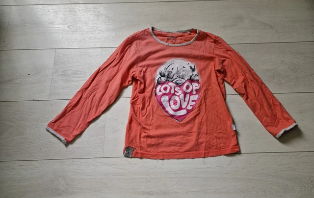 T-shirt Marèse Fille 8 Ans (taille 116) - 10% Cachemire, Paillettes Et Volants, Neuf Sans étiquettes