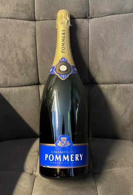 Pommery / Champagner Showflasche LEER  1,5l / Display Dummy Bottle