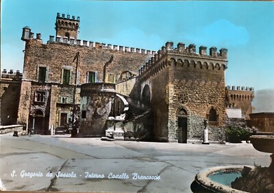 Cartolina San Gregorio da Sassola Roma Castello Brancaccio Non viaggiata 