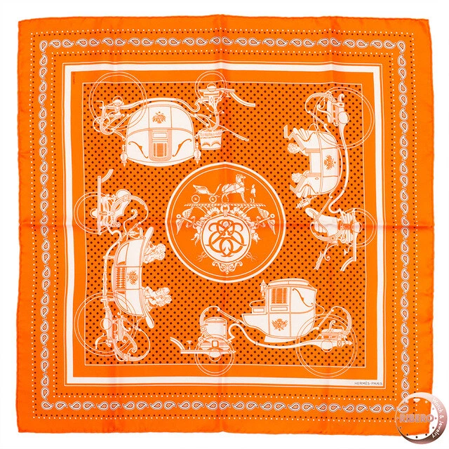 Hermes  55 Ex-Libris Bandana Ex Libris Scarf