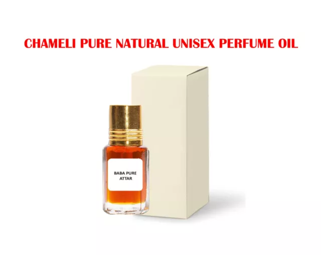 Chameli Pure Natural Unisex Perfume Oil Attar Pure Organic From India