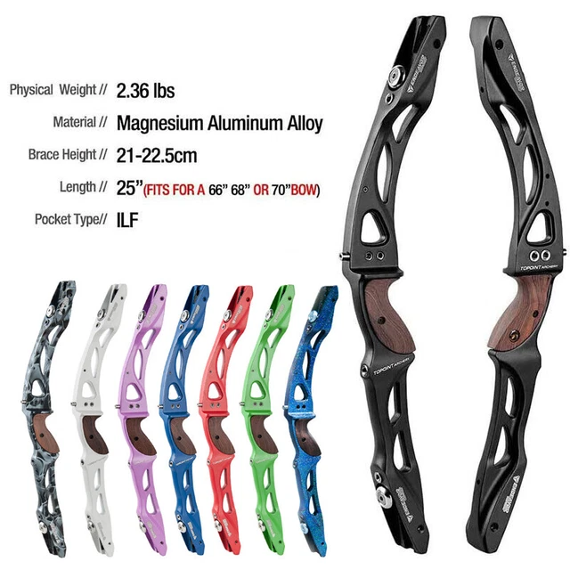 Recurve Riser Sizes 25& ILF RECURVE Bow Riser Aluminum Takedown Handle Archery Competition ...
