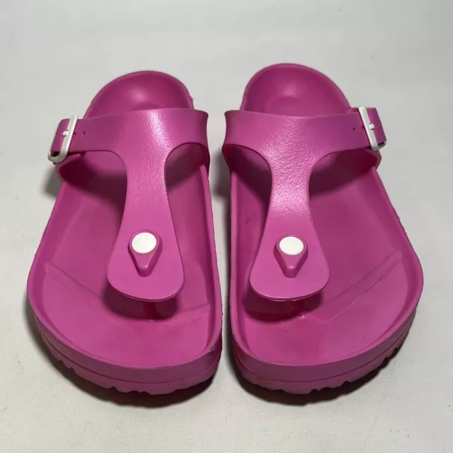 Birkenstock Gizeh Eva Womens Size 10 US 41 EU Sandals Pink Thong Slip On