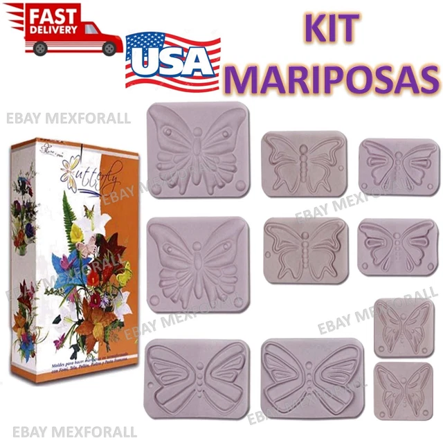 MOLDS 3D KIT Foam Craft Moldes Foamy Eva foam MARIPOSAS BUTTERFLIES